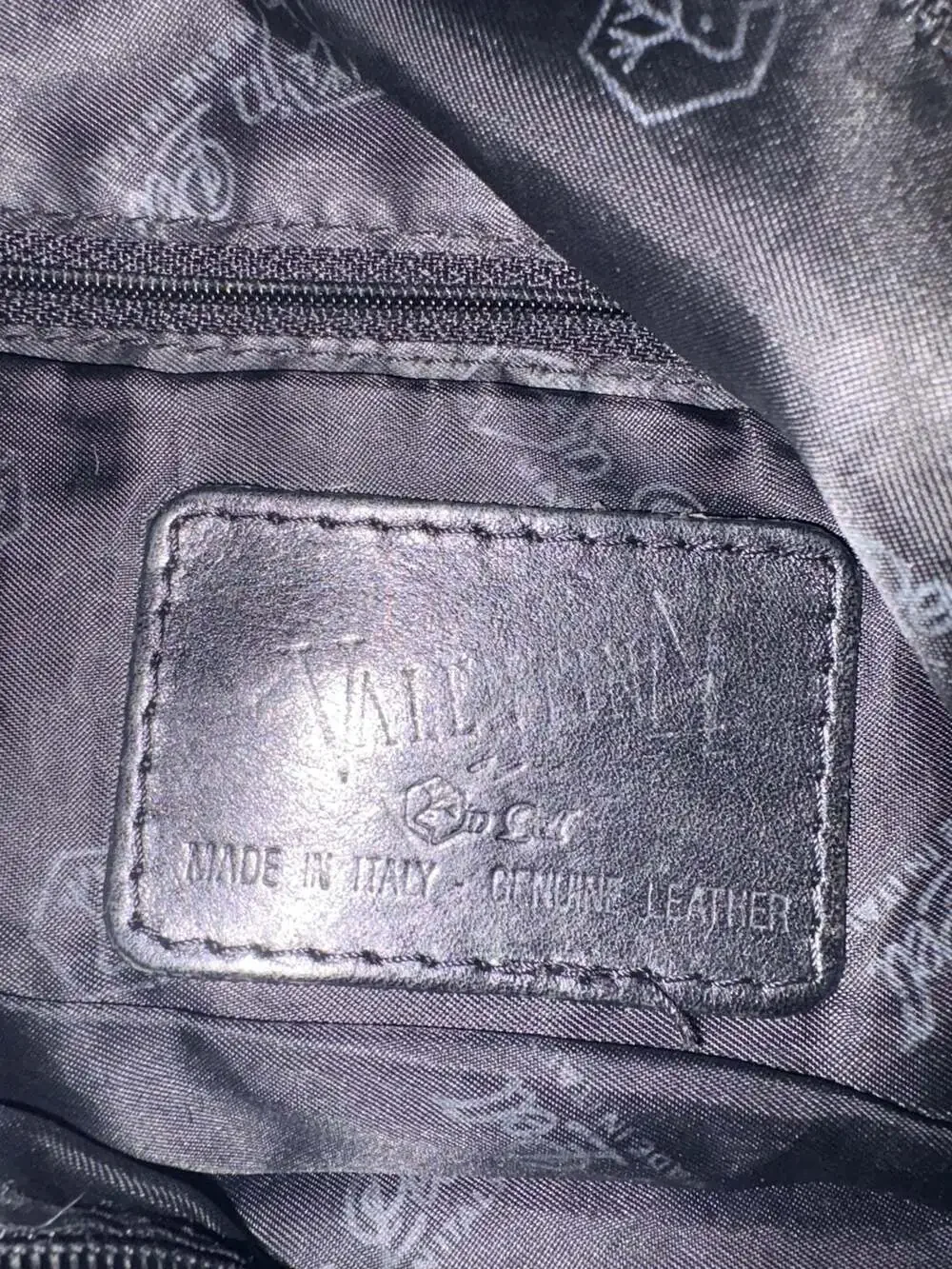 Valentina Genuine Italian Leather Black Hobo Shoulder Bag